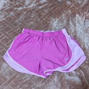 Women’s pink athletic Nike shorts